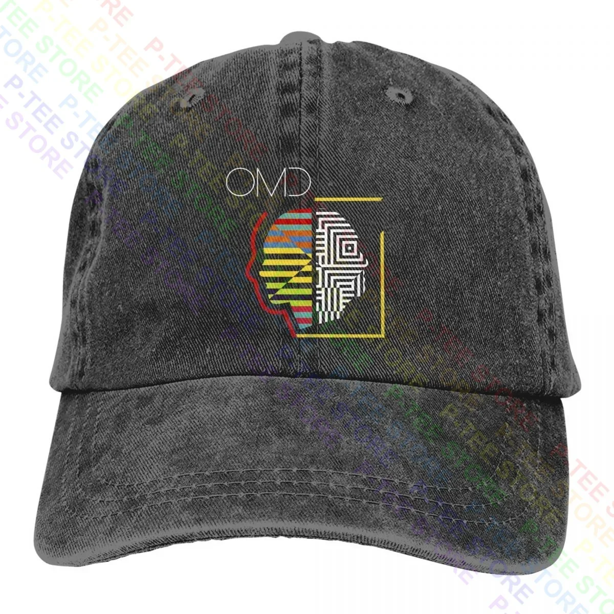 Trend Omd Orchestral Manoeuvres In The Dark Music Washed Denim Baseball Cap Trucker Hats Design Headwear