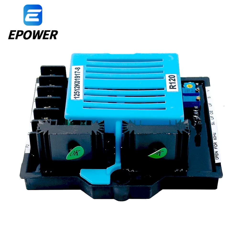 AVR R120 Diesel Brushless Generator Set Excitation Board Stabilizer Board Automatic Voltage Regulator