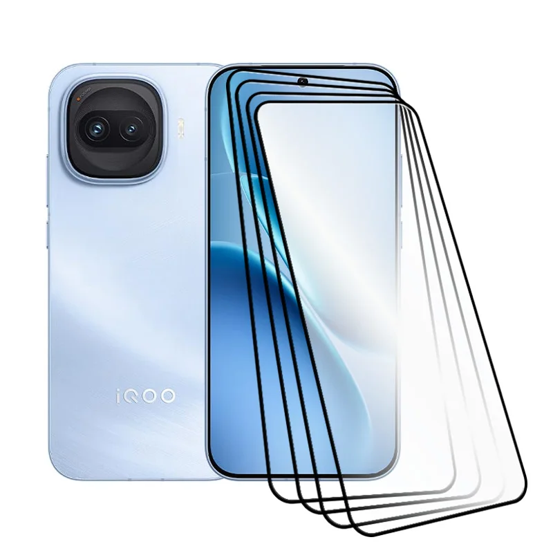 

4-3-2 For VIVO IQOO Z11 Turbo Screen Protector 6.59" Tempered glass film Full glue 9H Anti-Scratch Front Glass