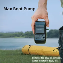 Pompe de bateau d'avant tail Max, gonfleur électrique portable, charge de type C, matelas pneumatique pour kayak, camping en plein air