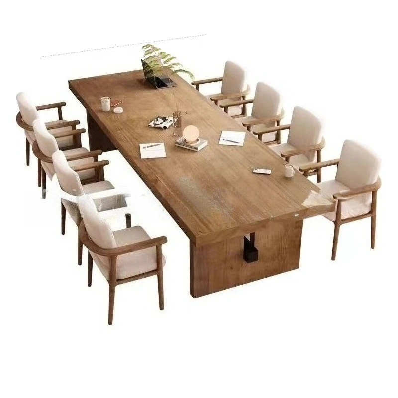 Table Desk Simple Conference Long  Workbench Negotiatioand Chair Combination