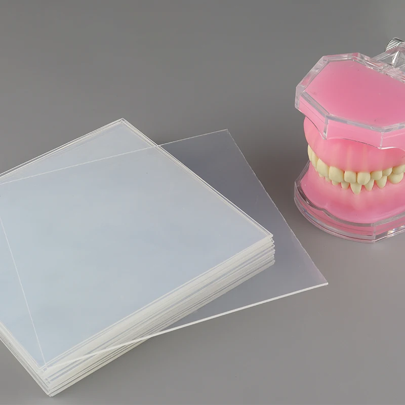 Dental Lab Thermoforming Material Vacuum Forming Hard Soft Sheets Orthodontic Splint Retainer Slice 0.8/1.0/1.5/2.0mm - view 3