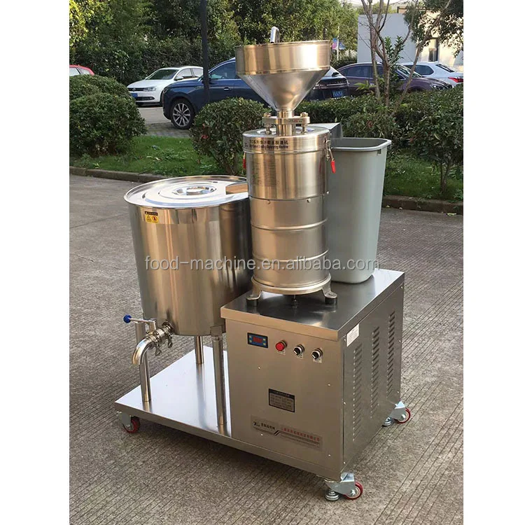 다기능 상업용 스테인리스 콩우유 두부 분리기 제조 기계