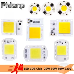 Chip COB de 10W, 20W, 30W, 50W, 220V, IC inteligente, sin necesidad de controlador, bombilla LED de 3W, 5W, 7W, 9W, foco de luz de inundación, iluminación artesanal