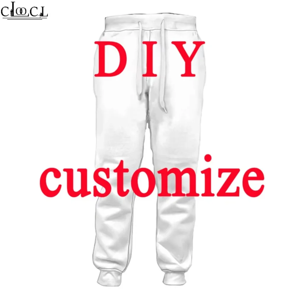 DIY Custom Pants 3D Print Personalized Design Trousers Women Own Image/Photo/Star/Singer/Anime Harajuku Style Pants
