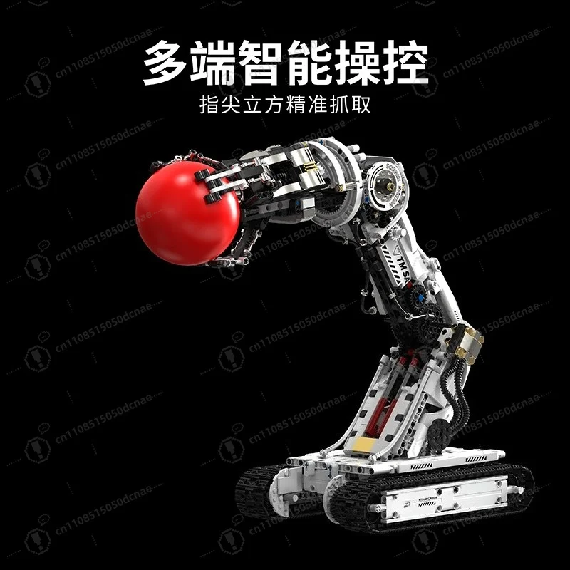 Educational Building Block Robot With Mechanical Arm Support Scratch Coding DIY Assembly Programming Learning Equipment