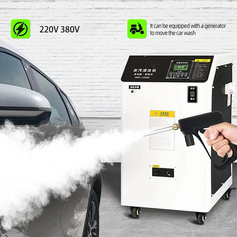 Vendi attrezzature per la pulizia a vapore industriale Autolavaggio a vapore ad alta pressione ad alta temperatura per la macchina per la pulizia del lavaggio dell'auto