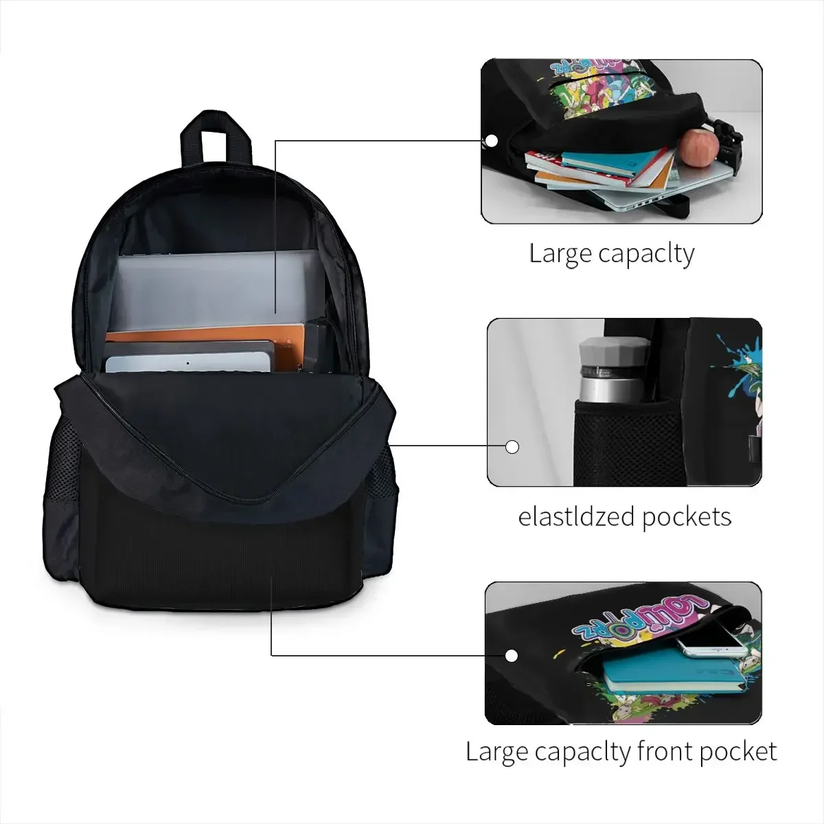 Lollipopz Merch Large Capacity Backpack Newest Softback Gymnast Bag Multi-function