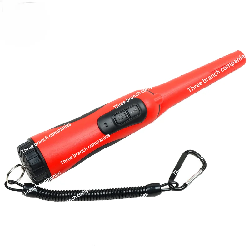 Waterproof handheld metal detector positioning stick underwater 5-10 meters/15-30 feet LED flashlight