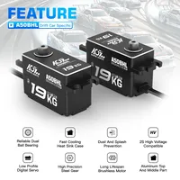 A50BHL 19KG AGFRC Ultra Torque Super Speed 8.4V Programmable Low Profile Brushless Digital RC Servo For RC Drift Car Specific