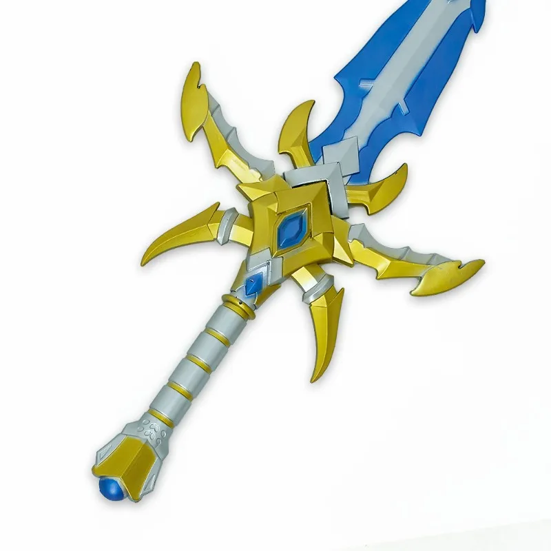 New 95cm Crystal Arm Blade Sword PU Melee Model Ornaments Cos Props Decoration Collection Crafts Birthday Gift Toys Kids