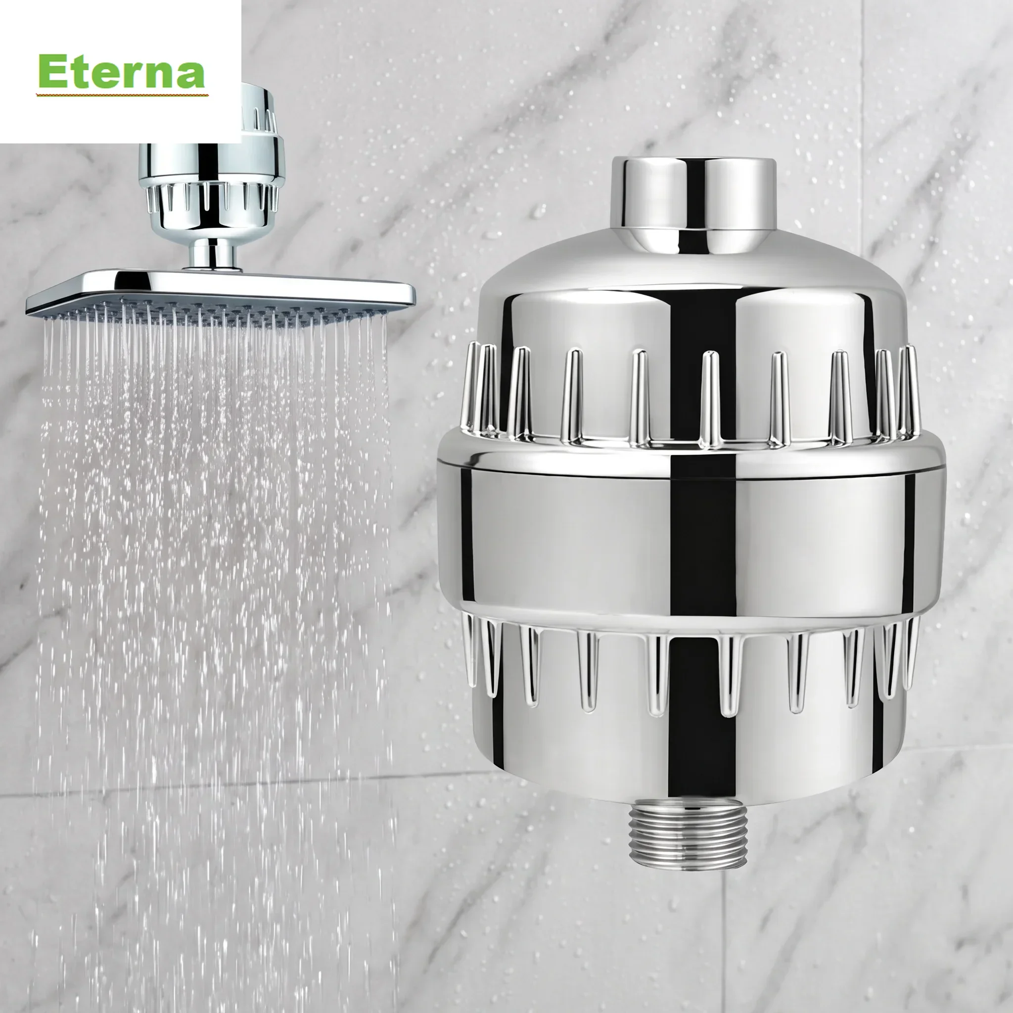 1 Pack Shower Filter Replacement Cartridge, Water Purification Reduces Harmful Substances, Improves Skin Health for Bathroom