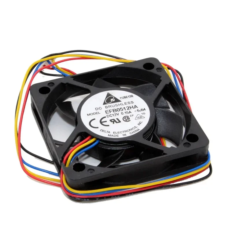 Delta 5010 50MM 50x50x10MM Fan EFB0512HA For Cooler Master Two Ball Bearing  Cooling fan DC12V 0.15A with 3pin 4pin PWM