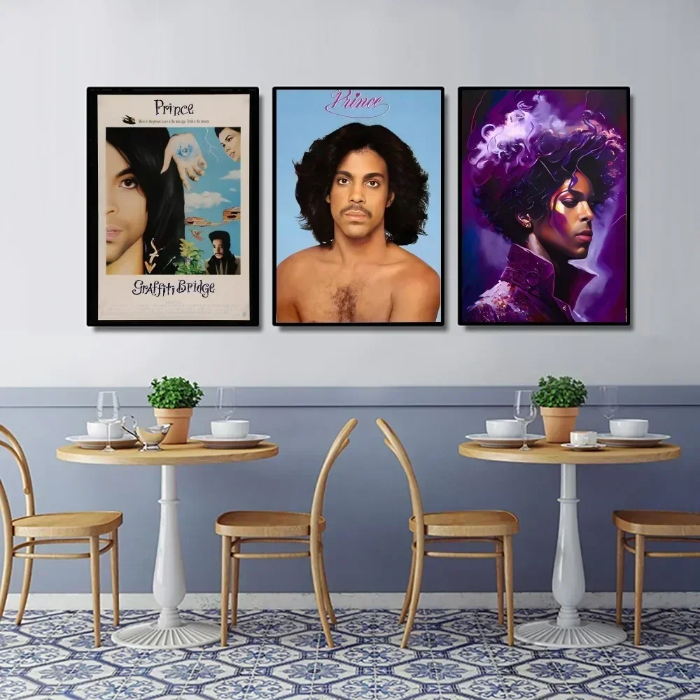 Prince Rogers Nelson Poster No Framed Poster Kraft Club Bar Paper Vintage Poster Wall Art Painting Bedroom Study Stickers