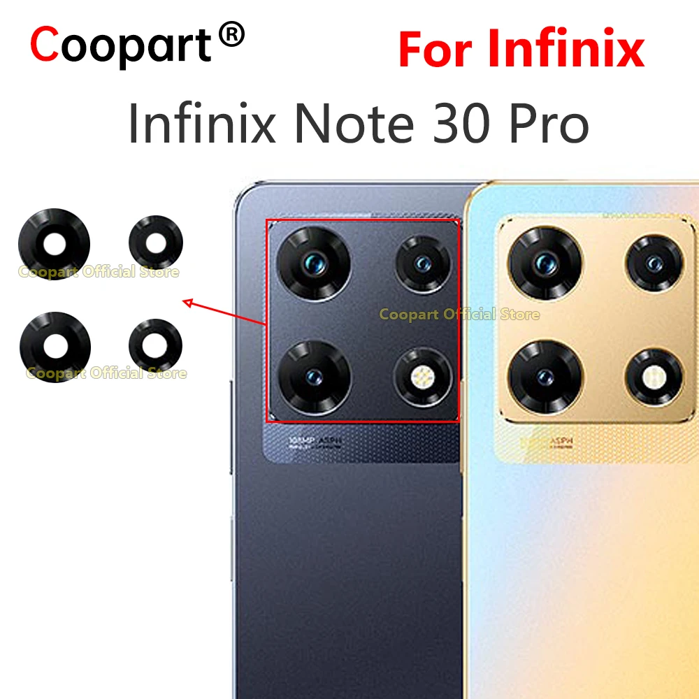 Rear Back Camera Glass For infinix Note 30 Pro Camera Lens Glass