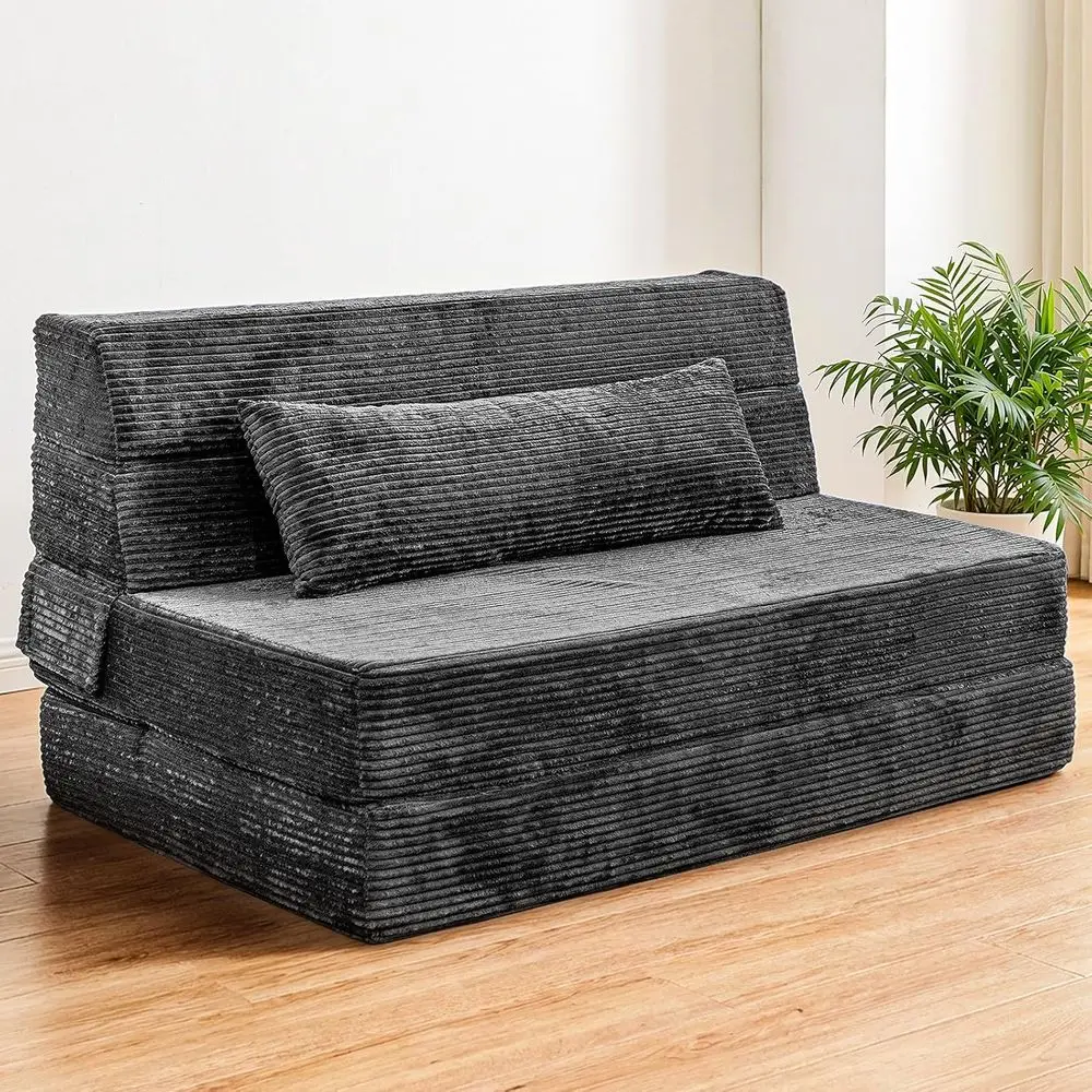 Convertible Sleeper Chair with High Density Memory Foam for comfort
