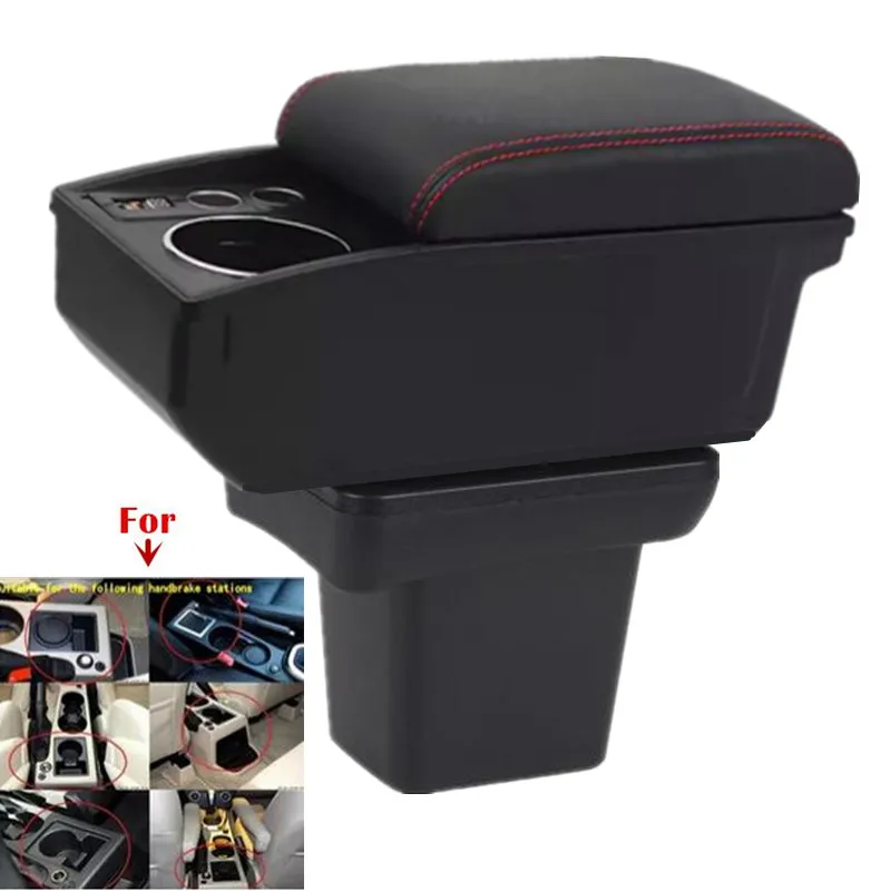 

For Land Rover Frelender2 Freelander 2 Armrest Box Center Console Storage box with USB Interior Retrofit Car Accessories