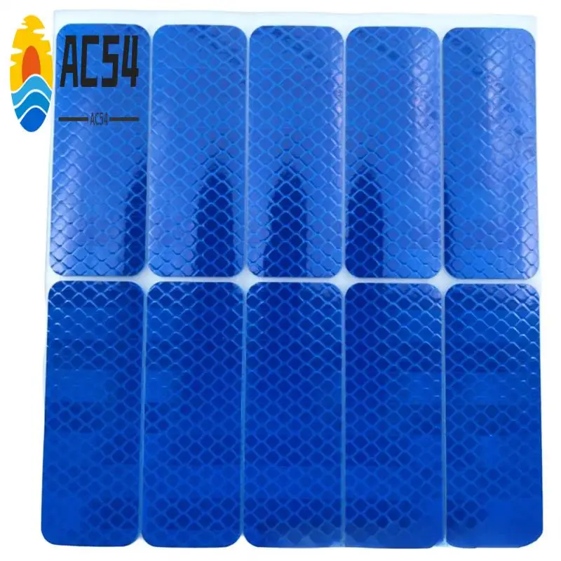 

AC54-Светительные наклейки на бампер автомобиля Светоотражающие предупреждающие полосы Лента Светоотражающие наклейки безопасности Наклейки Предупреждение о безопасности