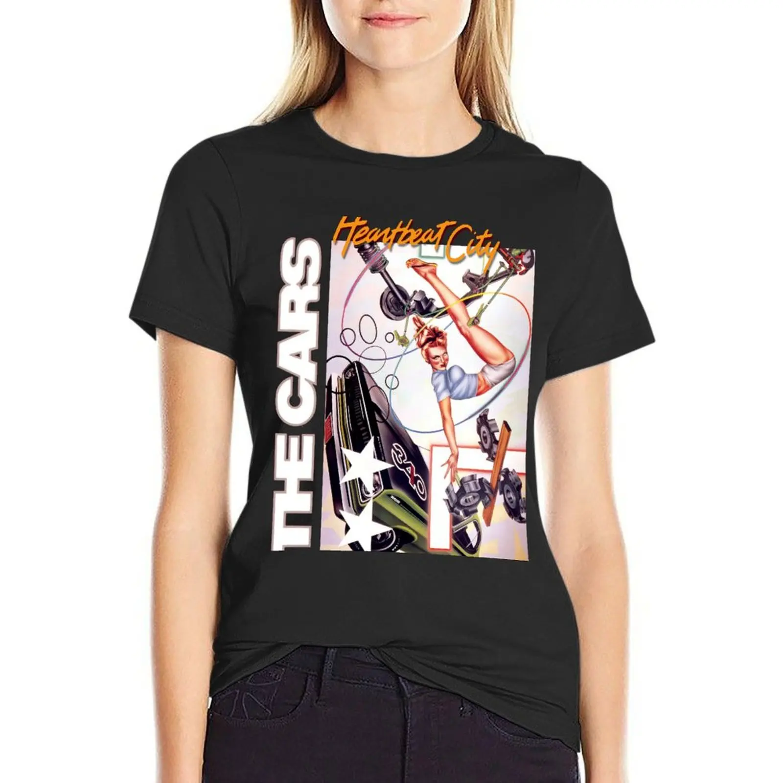 

Cars Heartbeat City T-Shirt kawaii clothes blanks new edition Woman fashion