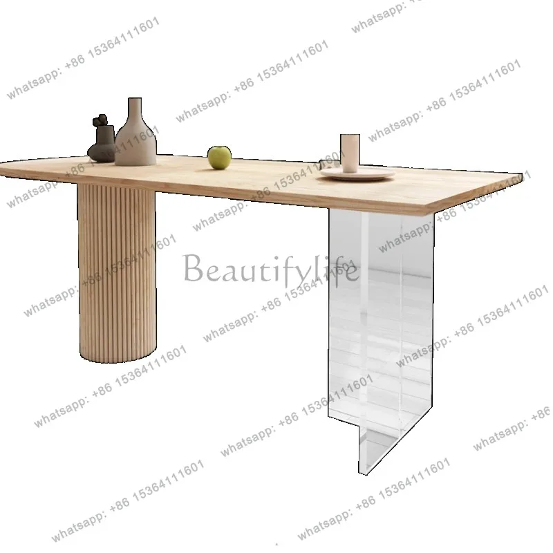 

Modern Wood Design Dining Table 6 Person Luxury Nordic Living Room Dining Table Kitchen Restaurant Mesas De Comedor Furniture