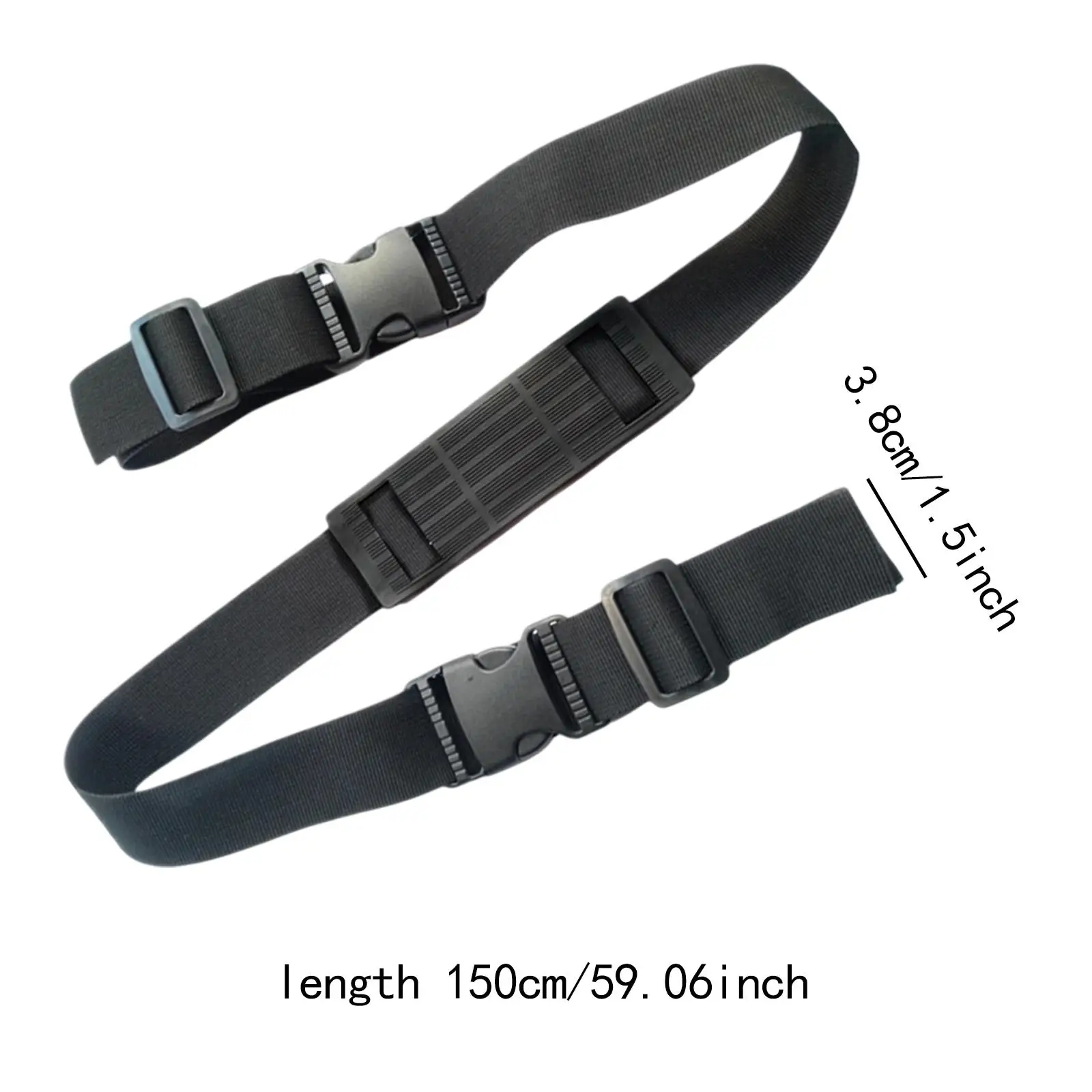 สายสะพายไหล่สกู๊ตเตอร์สายรัดแบบปรับได้ทดแทนอุปกรณ์เสริมระดับมืออาชีพพร้อมแผ่นรองไหล่กันลื่นสำหรับกระดานสกี