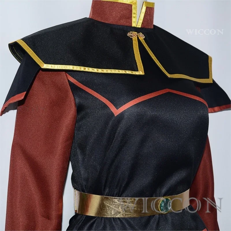 Anime Avatar Cosplay The Last Airbender Azula Cosplay Sets Cosplay Costume Halloween Cosplay Clothing with Wig Suit xxxl