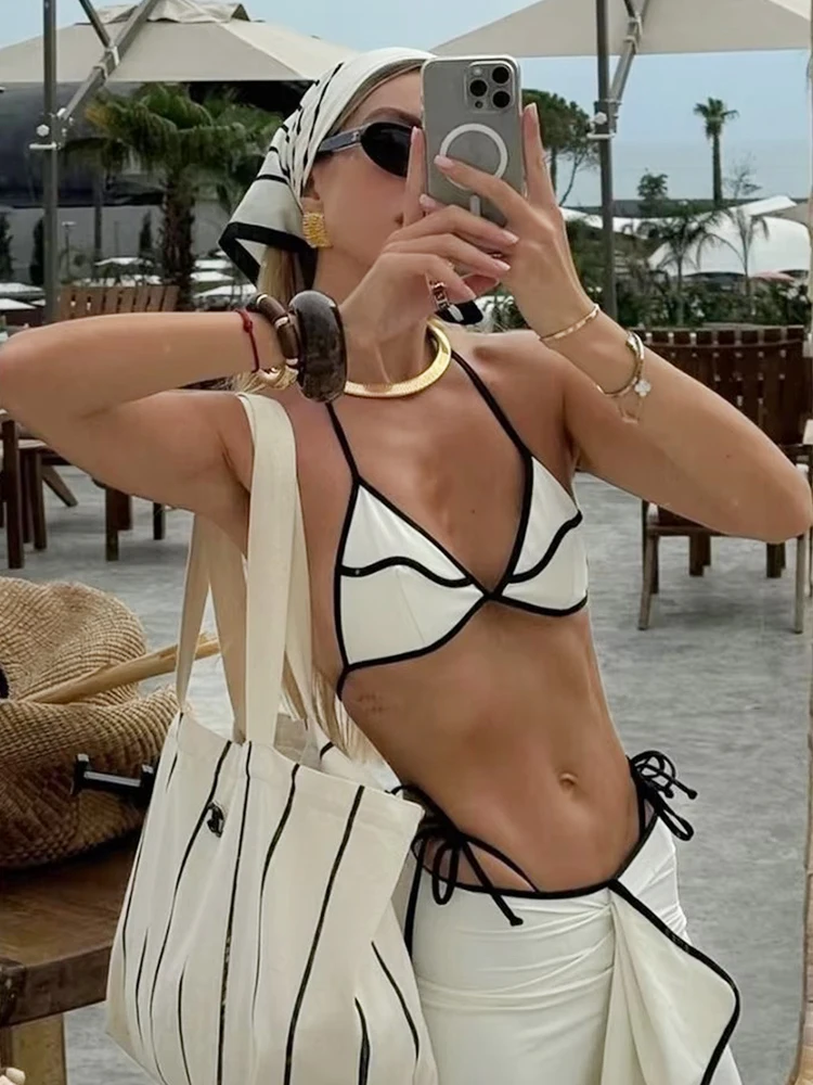 Sexy jupe longue à volants femmes fête de vacances casual jupe élégante taille haute moulante Maxi jupe Vintage Bikini plage jupe ensembles