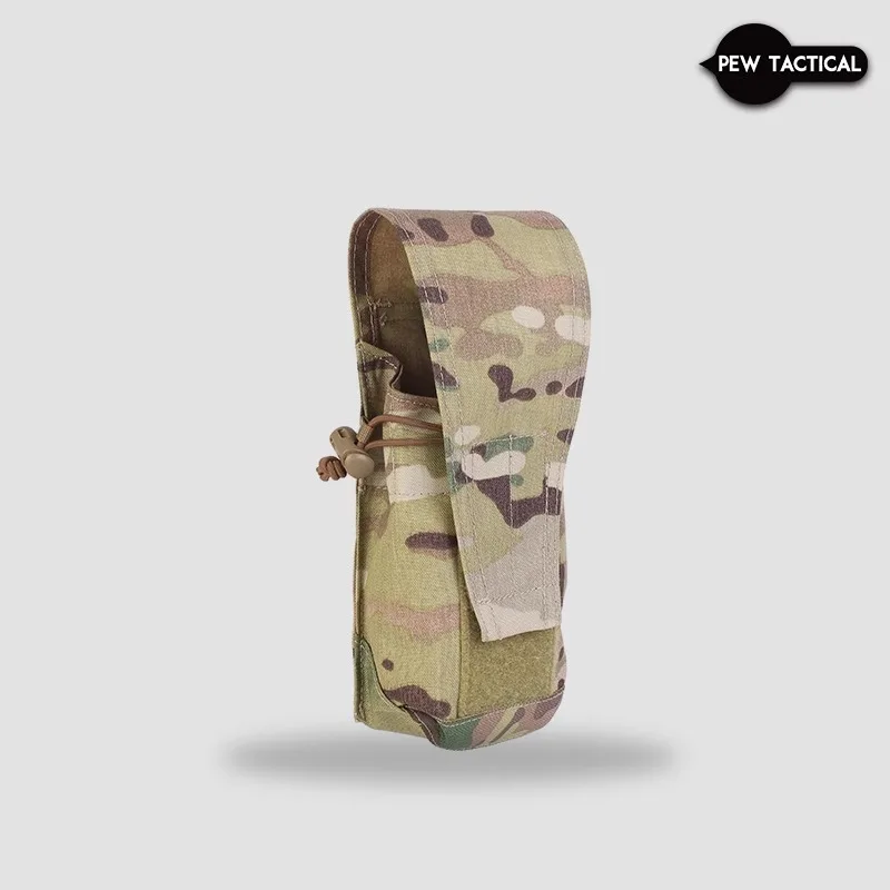 PEW TACTICAL MOLLE Radio Pouch Walkie Talkies Holder PRC152 Water Bottle Pouch Double 5.8/5.45/7.62 Mag Pouch