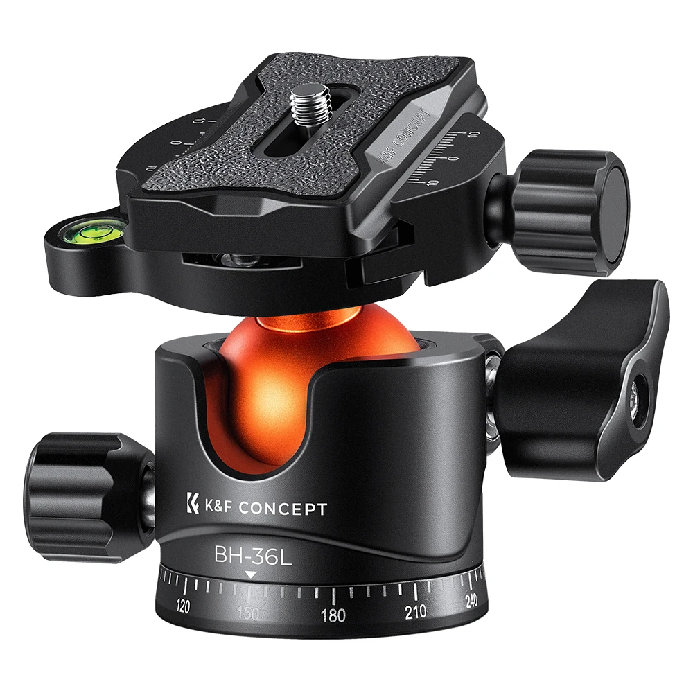 K&F Concept New Tripod Camera Ball Head 360° Rotation Panoramic 1/4\