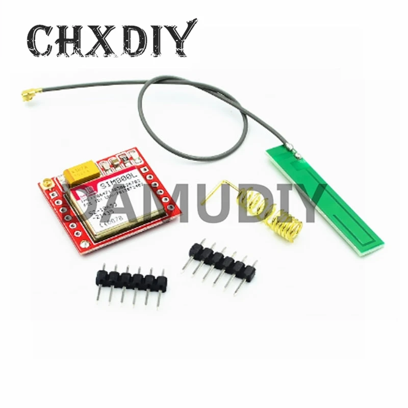 1-10Pcs Smallest SIM800L GPRS GSM Module Kit MicroSIM Card Core BOard Quad-band TTL Serial Port with the antenna