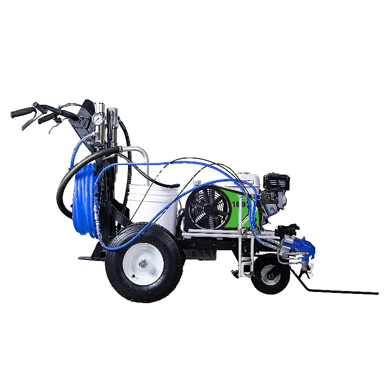 G1093 Hot Selling Hydraulic Workhorse Airless Striper Road Line Marking Machine With Honda Engine 6.5HP 250Bar 150m/min