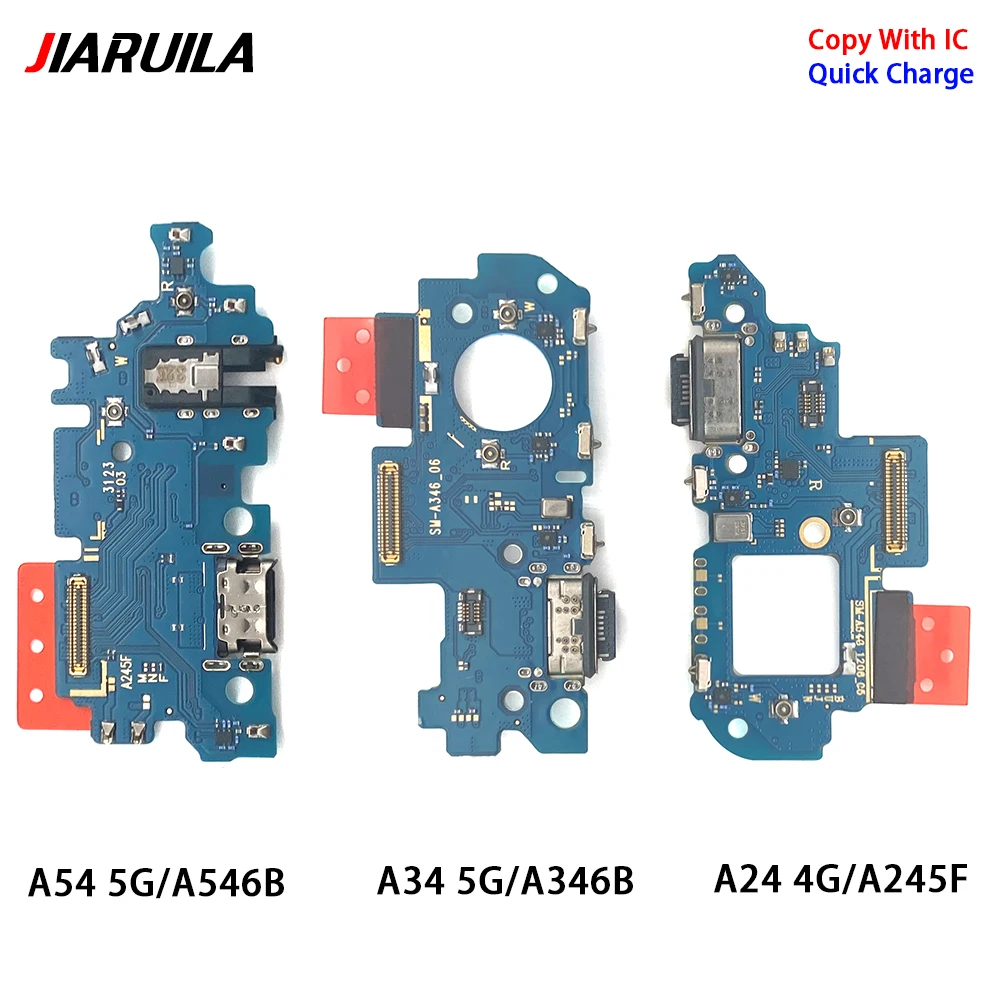 

USB Fast Charging Dock Charger Flex Cable For Samsung A34 A346B A54 5G A546B A24 4G A245F USB Doct Connector Charger Flex Cable