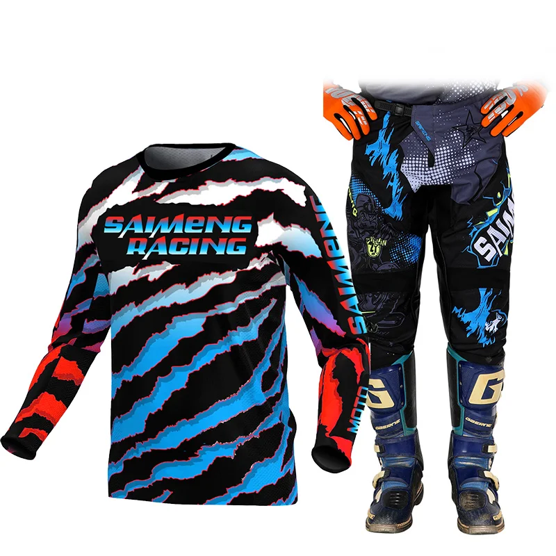 Motocross Jersey Pant Kits Mens Kits Women's MX ATV Enduro Dirt Bike Combo racing suit Enduro mountain Downhill Off-road