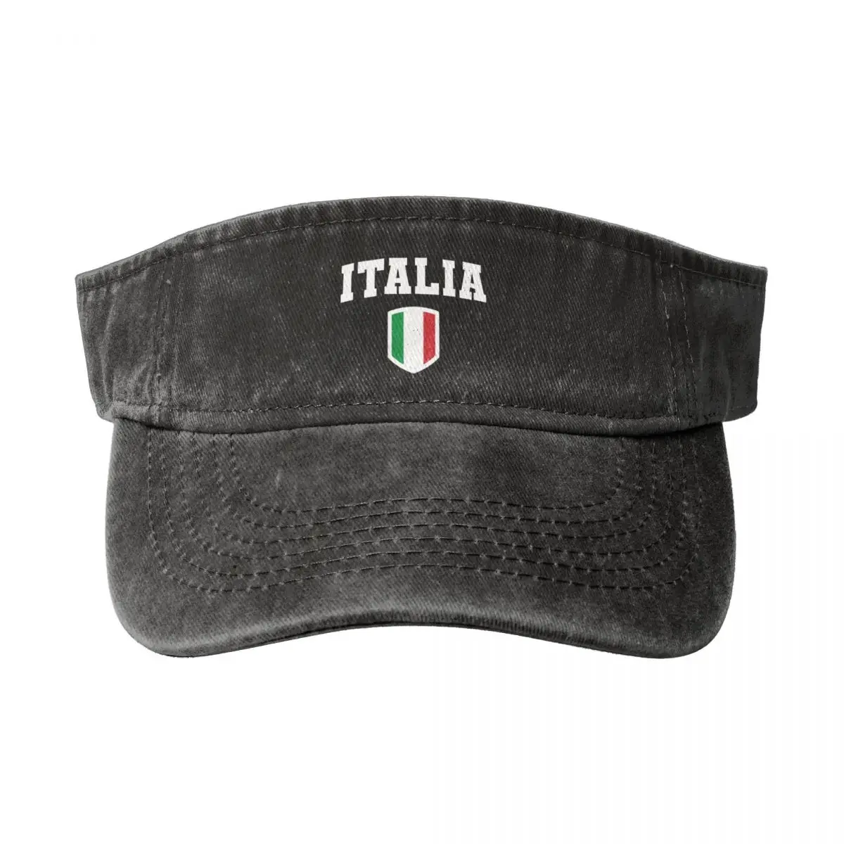 Italia Italië Met Italiaanse Vlag Lege Top Baseball Sun Cap Zomer Verstelbare Baseballpet