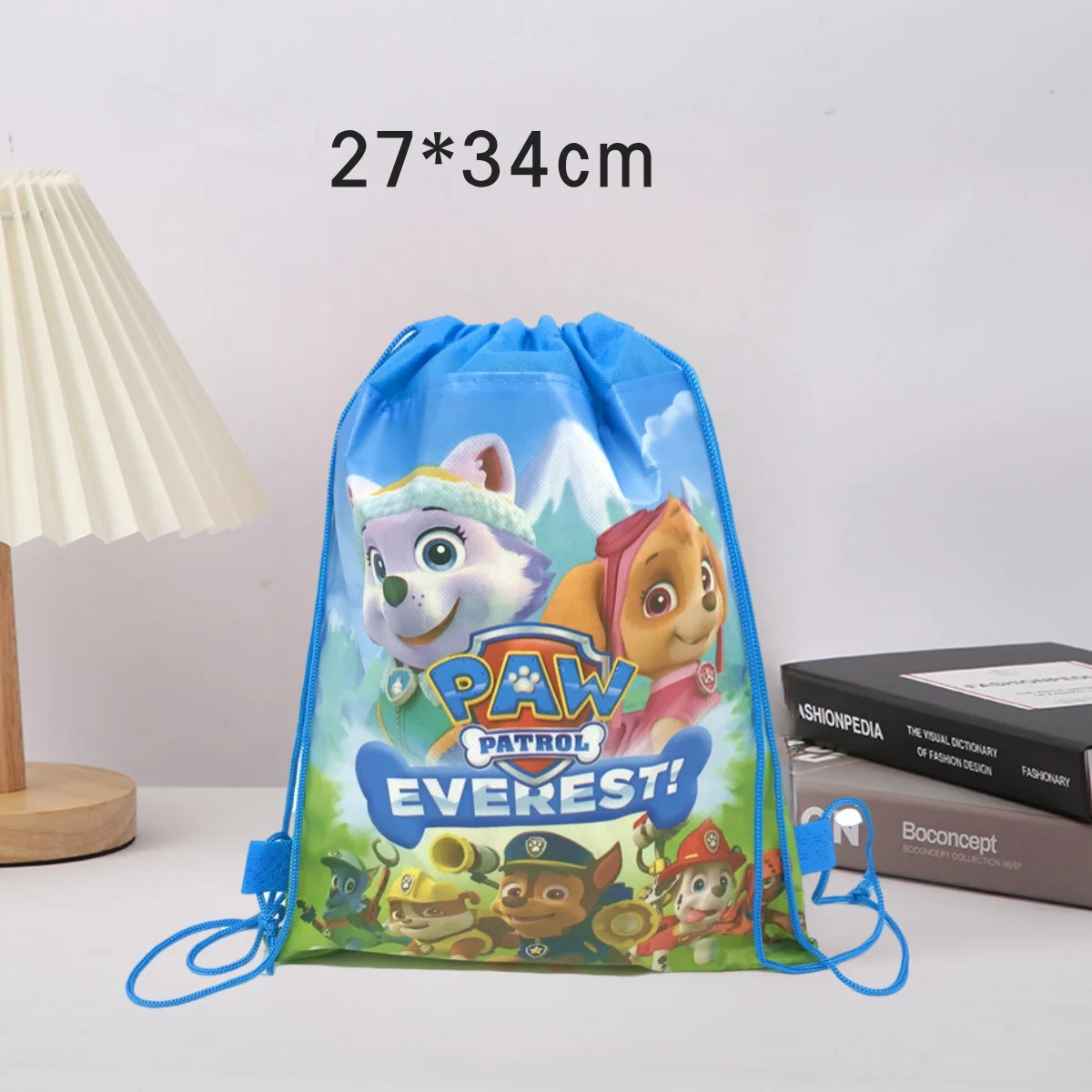 Paw Patrol Drawstring Bag Non-woven Bundle Pocket Storage Travel Bag Storage Cloth Shopping Bag Backpack Kid Boys Party Supplies