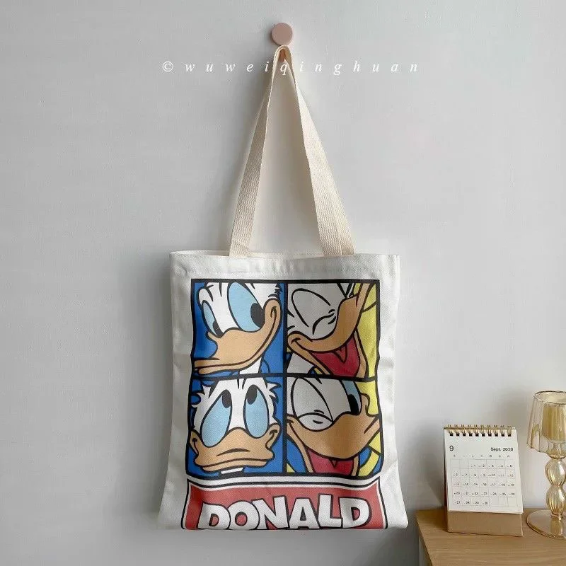 New Disney Donald Duck canvas shopping bag ladies shoulder bag gift toy