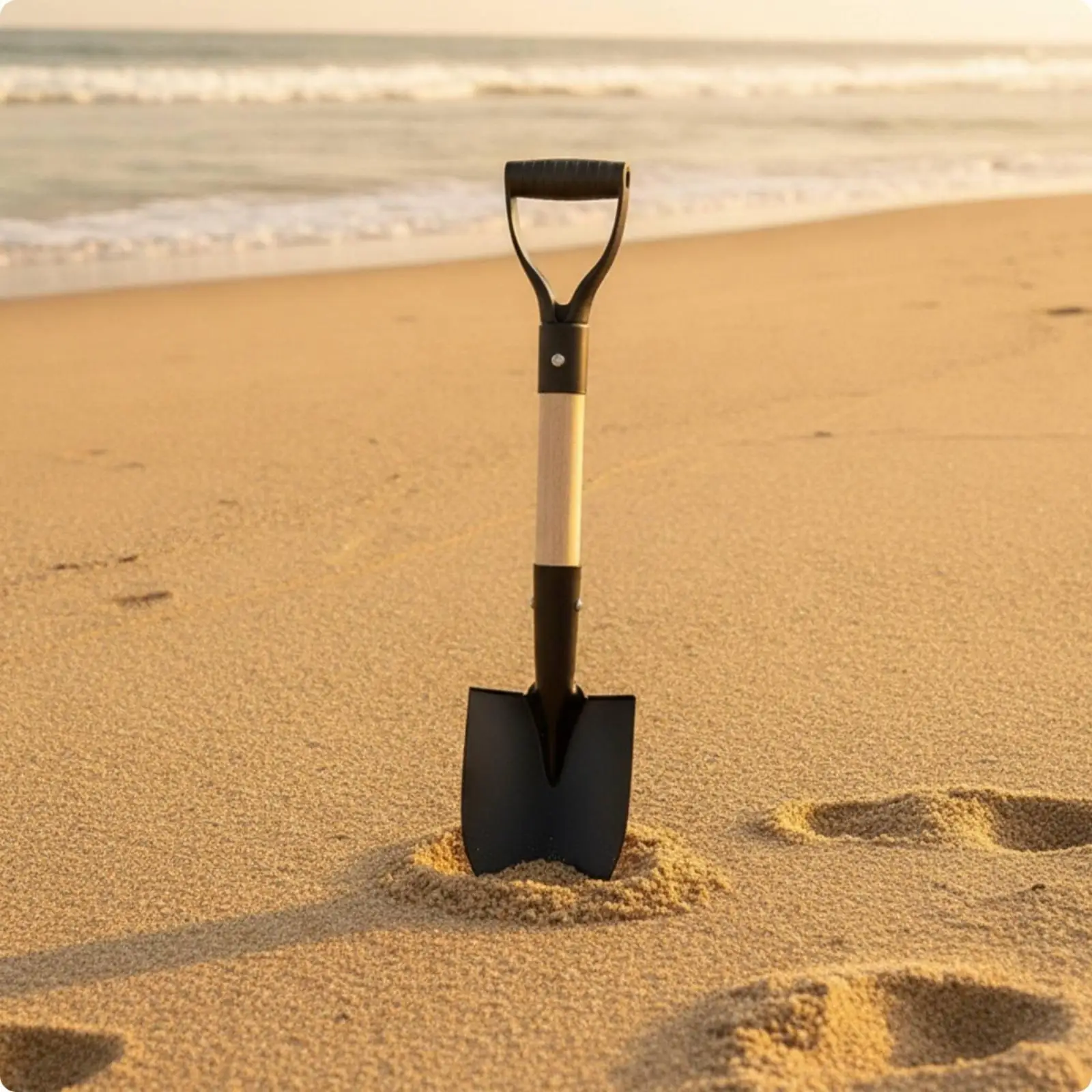 Children Gardening Shovel Ergonomic D Handle Kid Safe Spade Manual Garden Tool for Lawn and Garden Equipment Use
