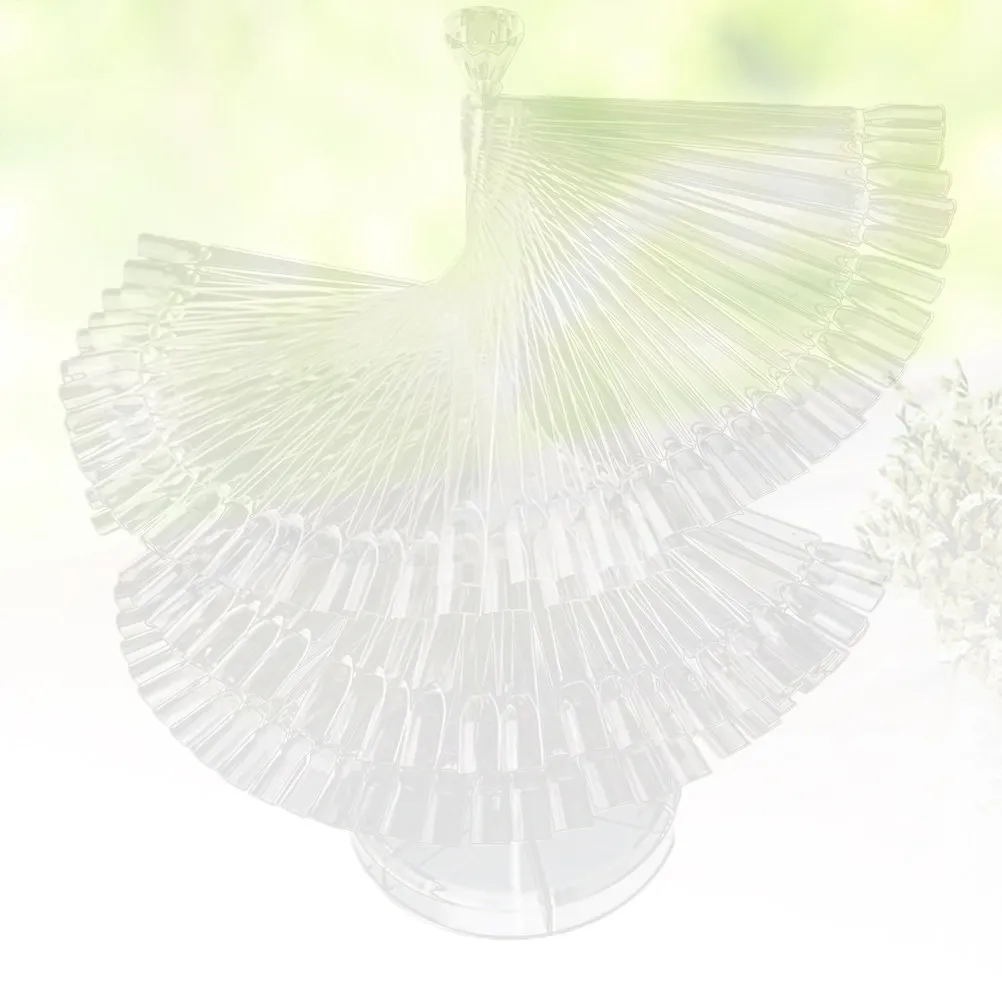 

Набор из 1 вращающейся подставки для маникюра, витрина для демонстрации дизайна ногтей, прочная конструкция из пластика и металла для салонов и магазинов