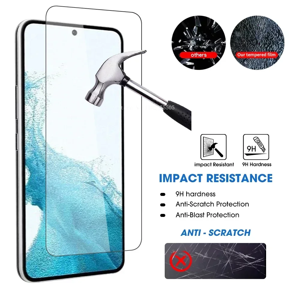 HD-Displayschutz aus gehärtetem Glas für Samsung S23 Plus 5G S23+ 9H Premium explosionsgeschützte HD-Filmabdeckung für S23Plus S 23 5G Neu