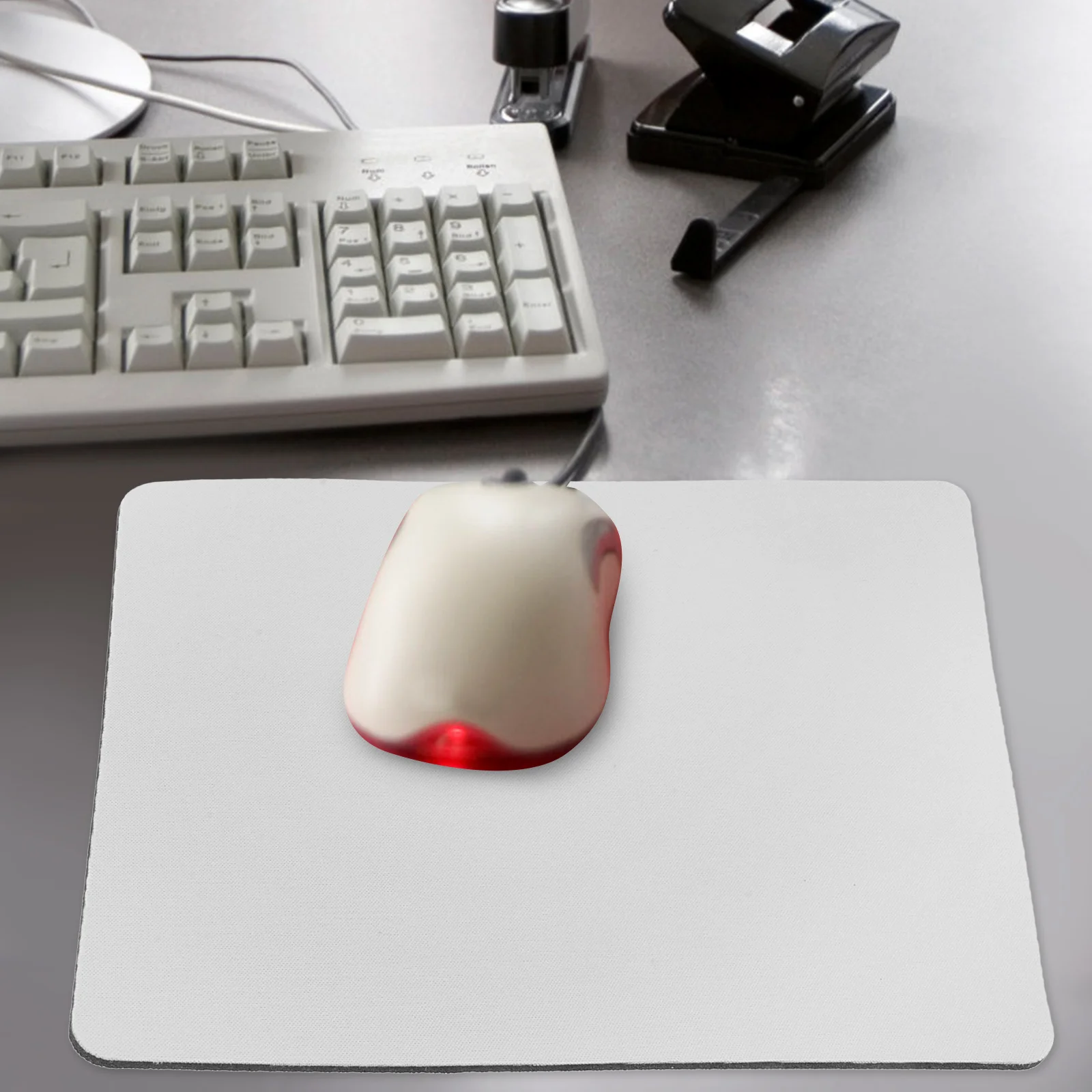 5pcs Home Mouse Pads Blank Office Desk Mouse Pads Press Blank Mouse Mats Sublimation Gaming Mouse Pads