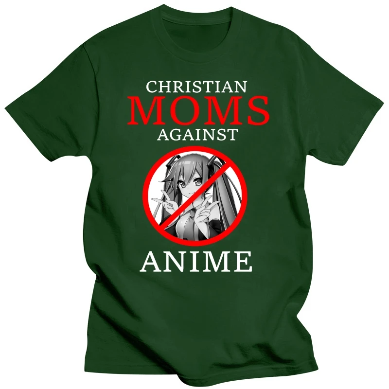 2021 Hottest Sale Christian Moms Against Anime Comfortabled Couple Tees Hip Hop T-Shirts Streetwears Unsiex Clothes New Clothing