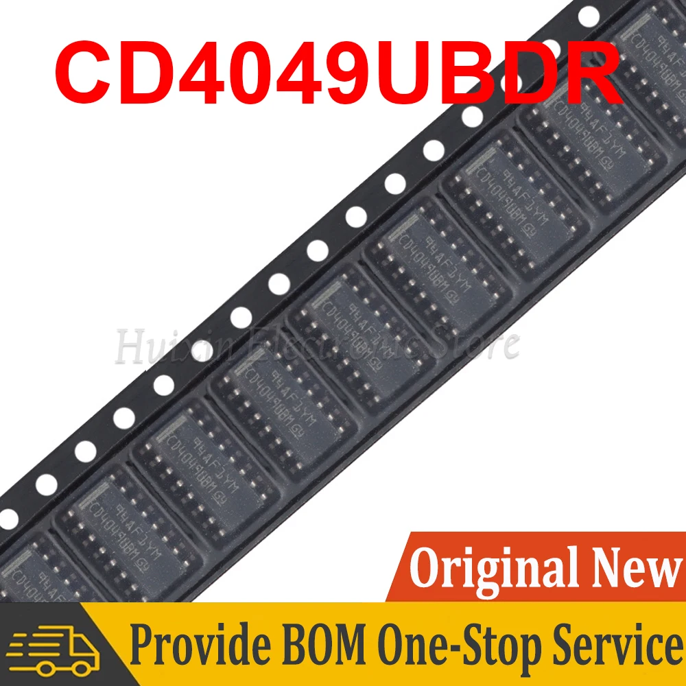 5 piezas CD4049UBDR CD4049UBM CD4049 SOP-16 SMD nuevo y Original IC Chipset