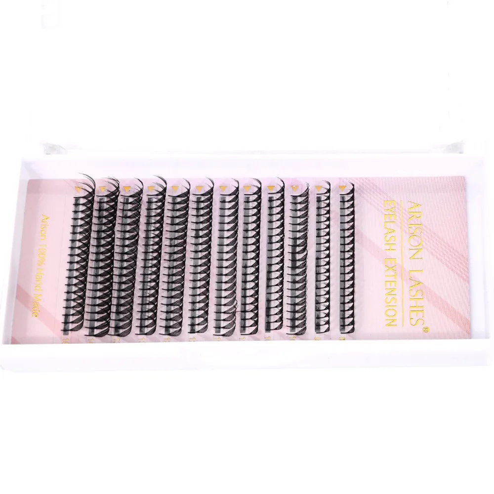 Segmented Leaf Tower False Eyelashes DIY 8-15mix Individual Cluster Eyelashes Large Capacity Leaf Tower Tip Eyelashes Extensions