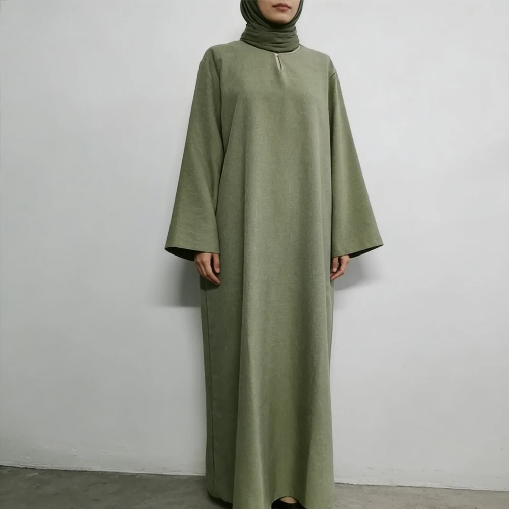 

Eid Abayas for Women Modest Muslim Dress Dubai Abaya Turkey Kaftan Ramadan Islam Jalabiya Kebaya Caftan Marocain Femme Robe Gown