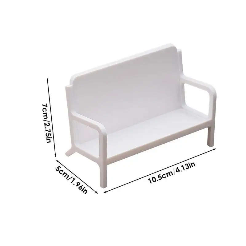 Business Card Holder Desk Card Storage Desk Vertical Holder Sofa Shape Display Case For Photo Decorative Plate Metal Card