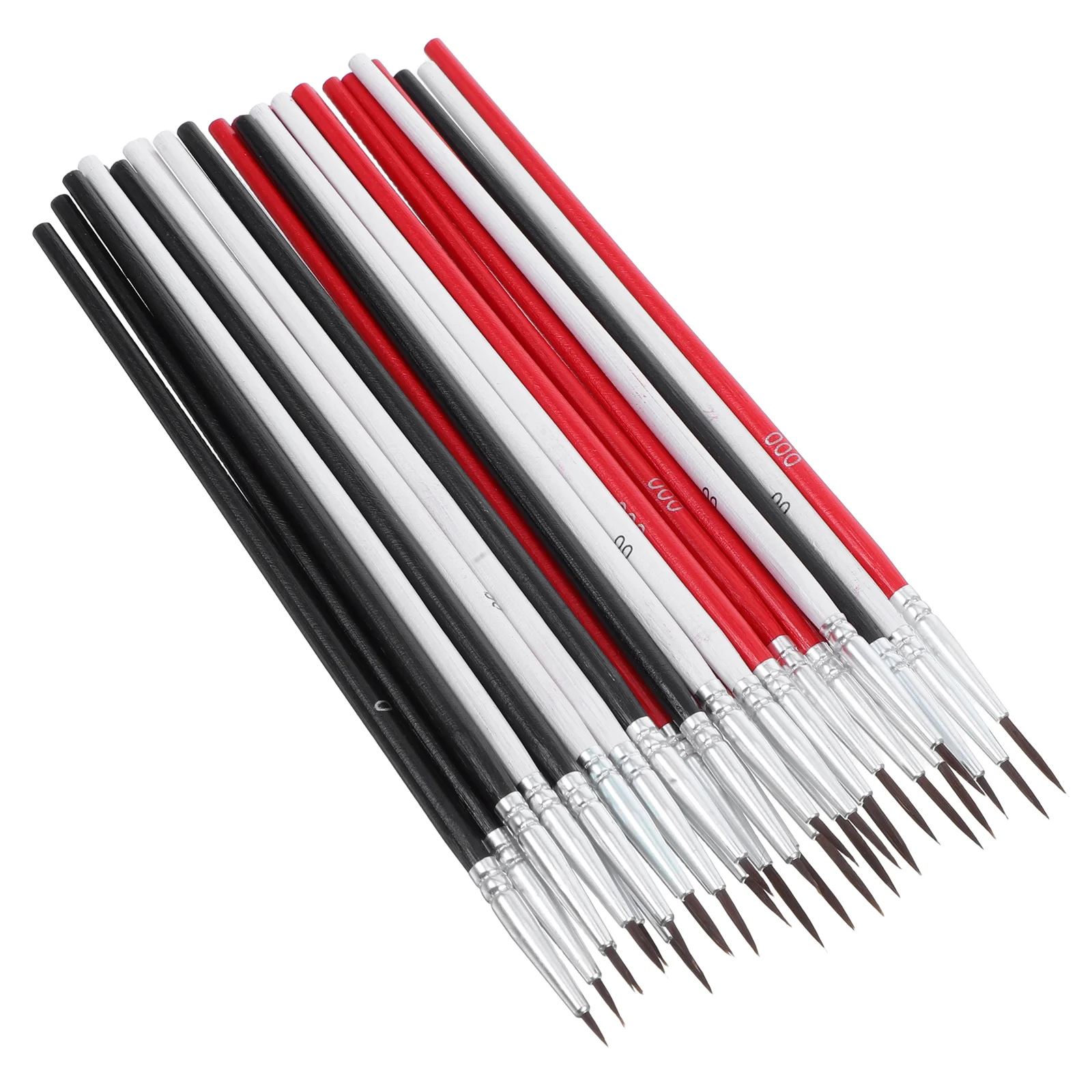 

30pcs Nylon Paint Brush Set Watercolor Detailing Fine Line Tips Replacement Small Paint Brushes For Art Crafts Diy Projects