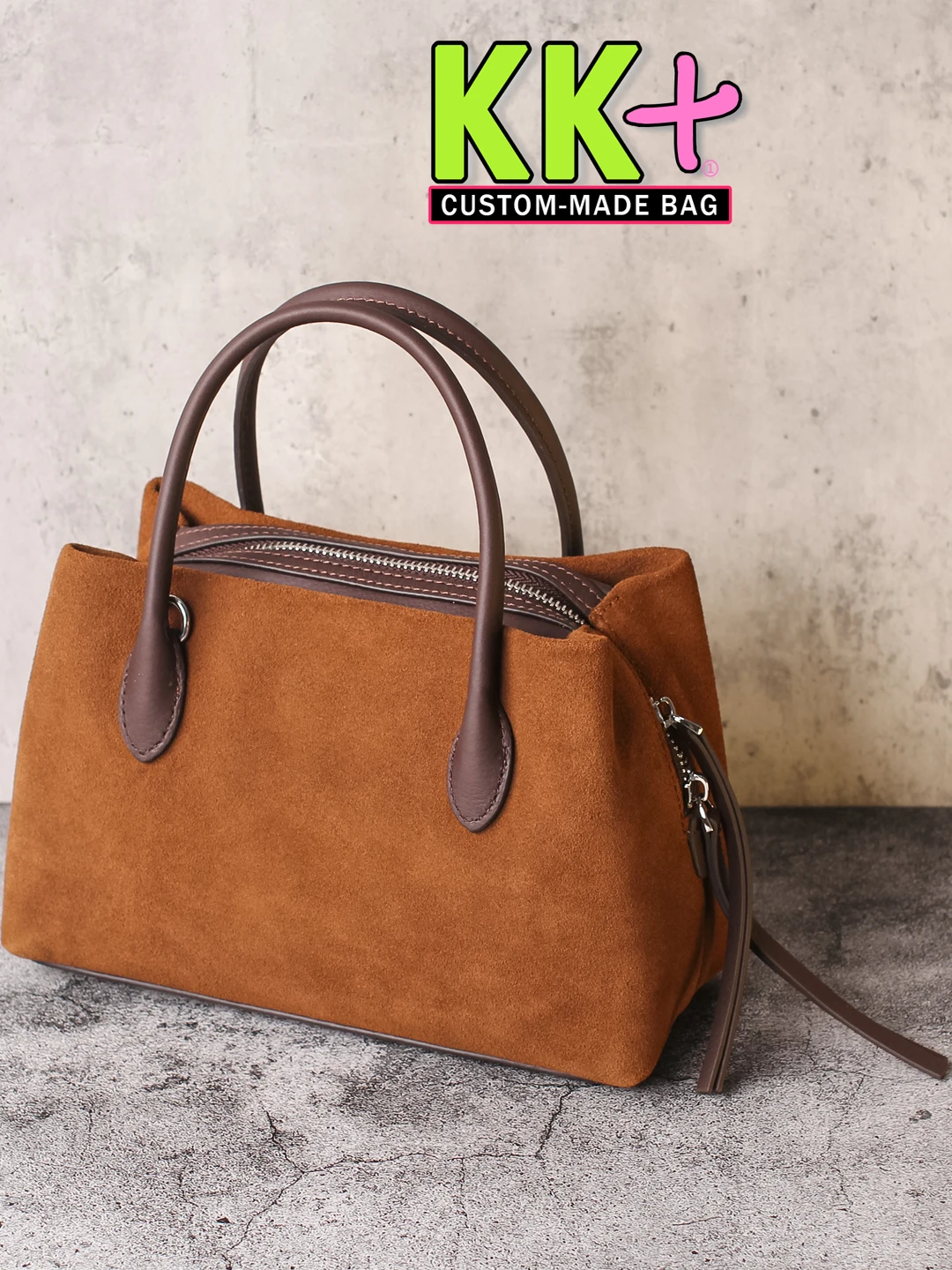 

KK Home New Frosted Leather Patchwork Top Layer Cowhide Handbag Single oulder Slant Cross Velvet Real Leather Simple Commuting