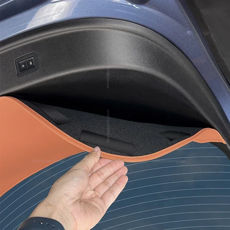 Für BYD Sealion 7 Sea Lion 07 EV 2024 2025 2026 Leder-Schutzaufkleber für die Heckklappe, Anti-Schmutz-Schutzmatte, Zubehör – Detail 5