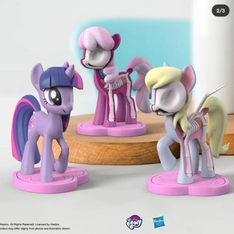 Hasbro My Little Pony Blind Box Mainan Perkasa Jaxx Freeny 'S Tersembunyi Disekat Seri Dua Action Figure Koleksi Ornamen Hadiah