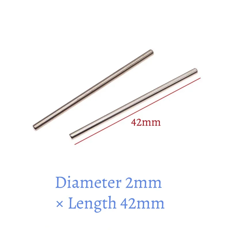 10pcs 2mm Diameter Motor Shaft Model Toy Shaft Steel Shaft Gear Transmission Shaft Handmade DIY Axle Iron Rod